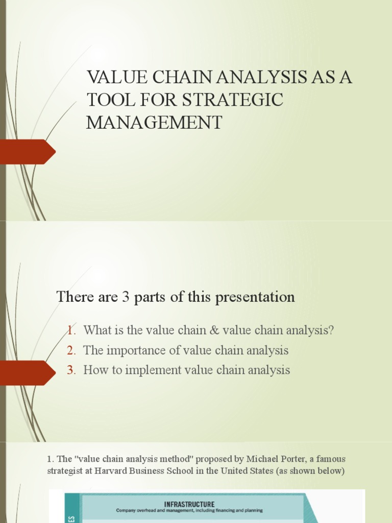 Value Chain Analysis As A Tool For Strategic | PDF | Value Chain
