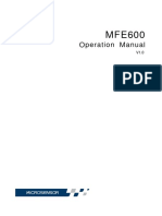 MFE600 Manual