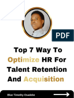 7 Top Ways To Optimize HR For Talent Retention and Acquisition