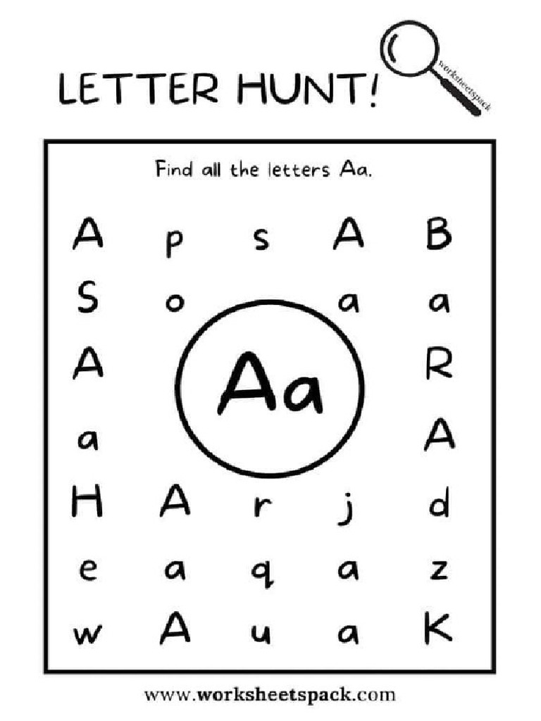 Letter Hunt | PDF