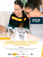 Unidad 1 Origen, Definición, Fundamentos y Principios Del DUA y Su Relación Con Las Prácticas Inclusivas