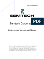 Semtech Environmental Manual 14001 - r7 PDF