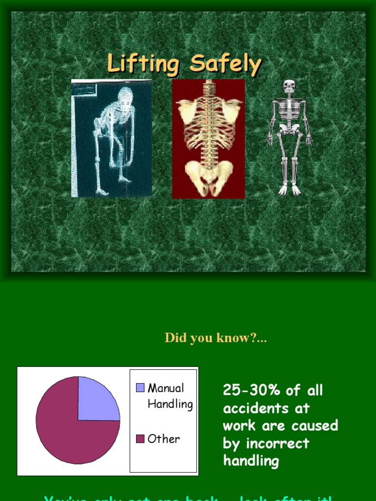 Manual Handling Safety Guidelines | PDF | Occupational Safety And ...