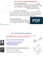 Nuclear Structure & Radioactivity