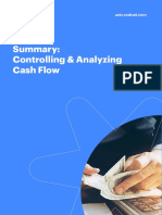 Summary: Controlling & Analyzing Cash Flow