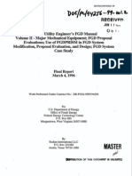 Electrical Util Engineers FGD Manual Vol II [Major Mech Equip] (US DOE, 1996) WW