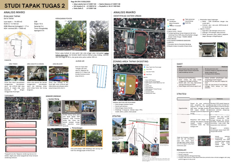 Poster Analisis Studi Tapak-Regu B4 | PDF
