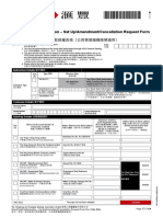 Direct Debit Authorisation Setup Amendment Cancellation Form