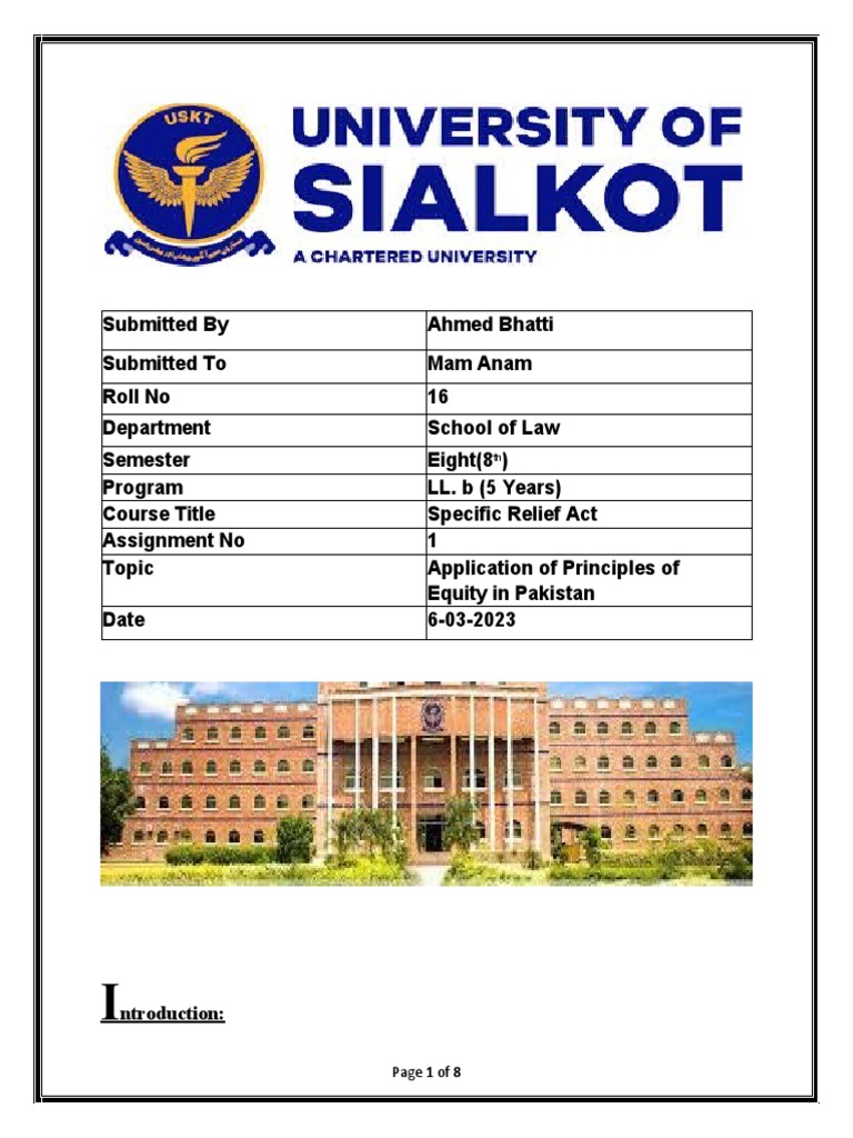 Ahmed Bhatti 16 PDF Mortgage Law Laches (Equity)