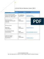 SOC Escalation Matrix PDF