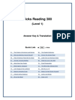 Bricks Reading 300 - L1 - SB - Answer Key PDF