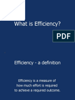 What Is Efficiency