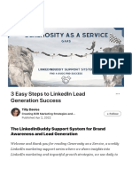 3 Easy Steps To LinkedIn Lead Generation Success