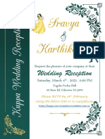 Karthikeya Kuppa Reception - Invitation PDF