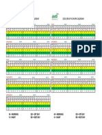 2023 Group 42 Work Calendar - Jul - Dec PDF
