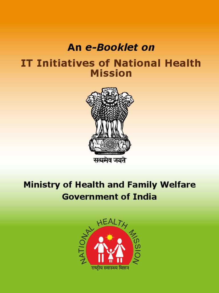 Ebooklet On IT Initiatives of National Health Mission | PDF | Mobile ...