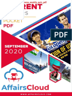 Current Affairs Pocket PDF - September 2020 by AffairsCloud PDF