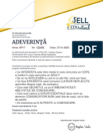 Sellification Adeverinta SP17 122456 PDF