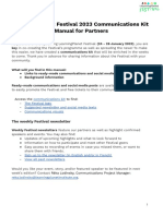 Start Here! Manual For LearningPlanet Festival 2023 Communications Kit PDF