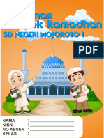 Buku Pondok Ramadhan SDN Mojoroto 1 Dan Sampul
