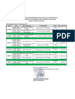 Jadwal KLS D Sem 8 Aj - 2021 PDF