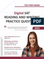 Digital SAT Reading and Writing Practice Questions