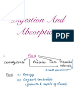 Digestion and Absorption