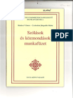 Szólások és közmondások munkafüzet (2)