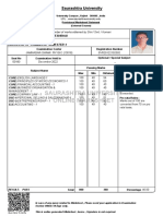 Marksheet PDF