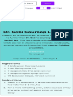 Dr. Sebi Soursop Leaf Tea - Alkaline Vegan Lounge PDF