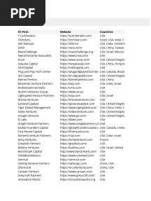 100 Top Venture Capital Firms