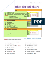 Deklination Der Adjektive Arbeitsblatter - 27549