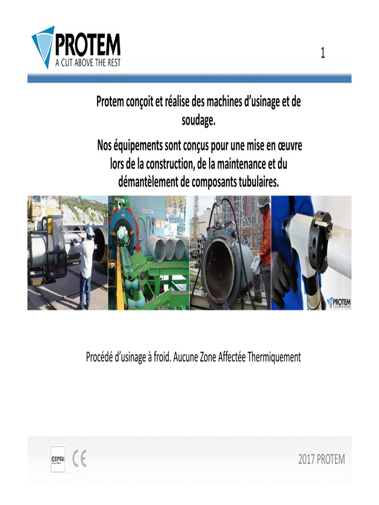 Machines Protem pour Usinage Précis | PDF | Usinage | Soudage