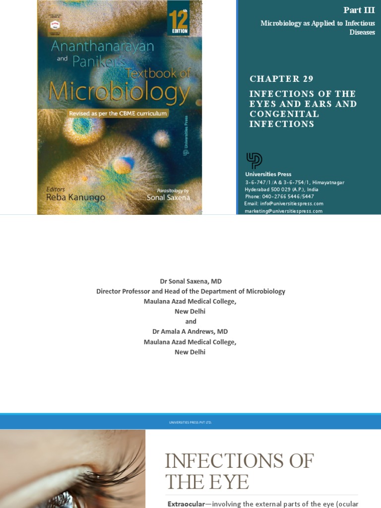 Eye, Ear, and Congenital Infections A Comprehensive Review of