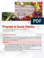 Programa de Escuela Sabática - 07 Enero 2023