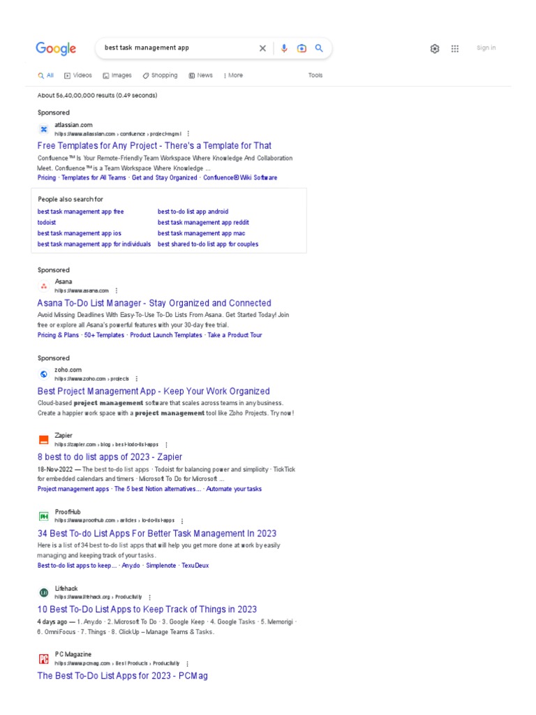 Best Task Management App - Google Search | PDF | Time Management ...