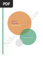 Topic 3-Networks - Revision - Notes