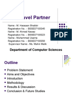 The Travel Partner: Department of Computer Sciences