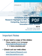 Hyperion Research ISC19 Breakfast Briefing Presentation June 2019