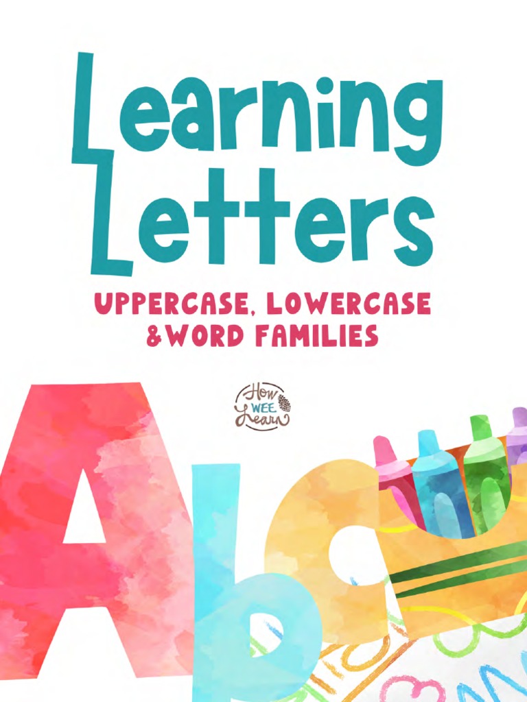 2022 Learning Letters Starter Kit | PDF | Letter Case | Graphic Design