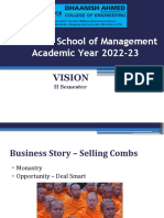 Dhaanish School of Management Academic Year 2022-23: Vision