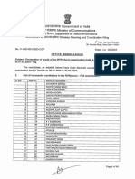 Result of The RTR Aero Examination Held at Delhi