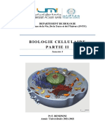 Chapitre 1 - 2 Cours Bio Cell Partie II 2021-2022 - PDF