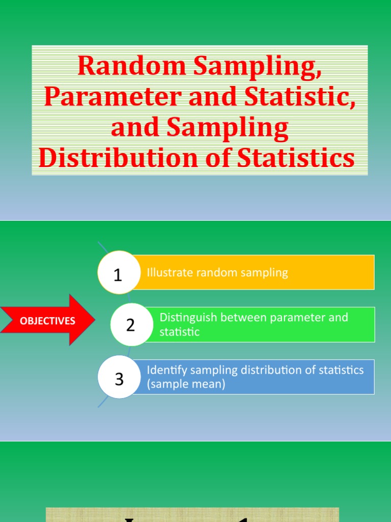 Understanding Parameters and Sampling | PDF | Sampling (Statistics) | Mean