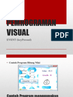 Pemrograman Visual: Event (Keypressed)