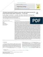 Alteration Characteristics of Granite Contact Zone and Treatment Measures For Inrush Hazards During Tunnel Construction - A Case Study