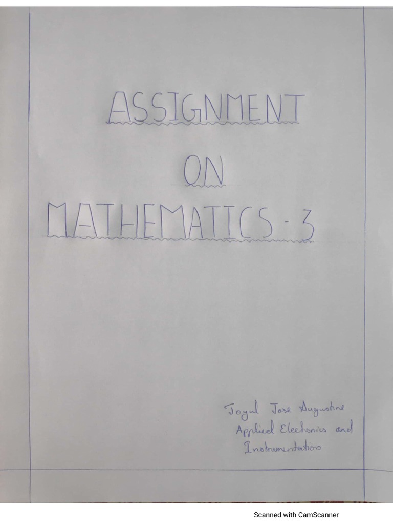Engineering Mathematics 3 | PDF