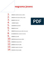 Cronograma Jovens PDF