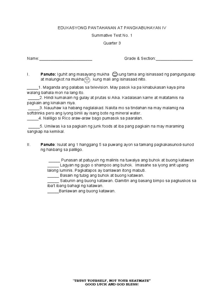 Summative Epp PDF