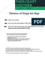 Dopp Kit Pattern Free